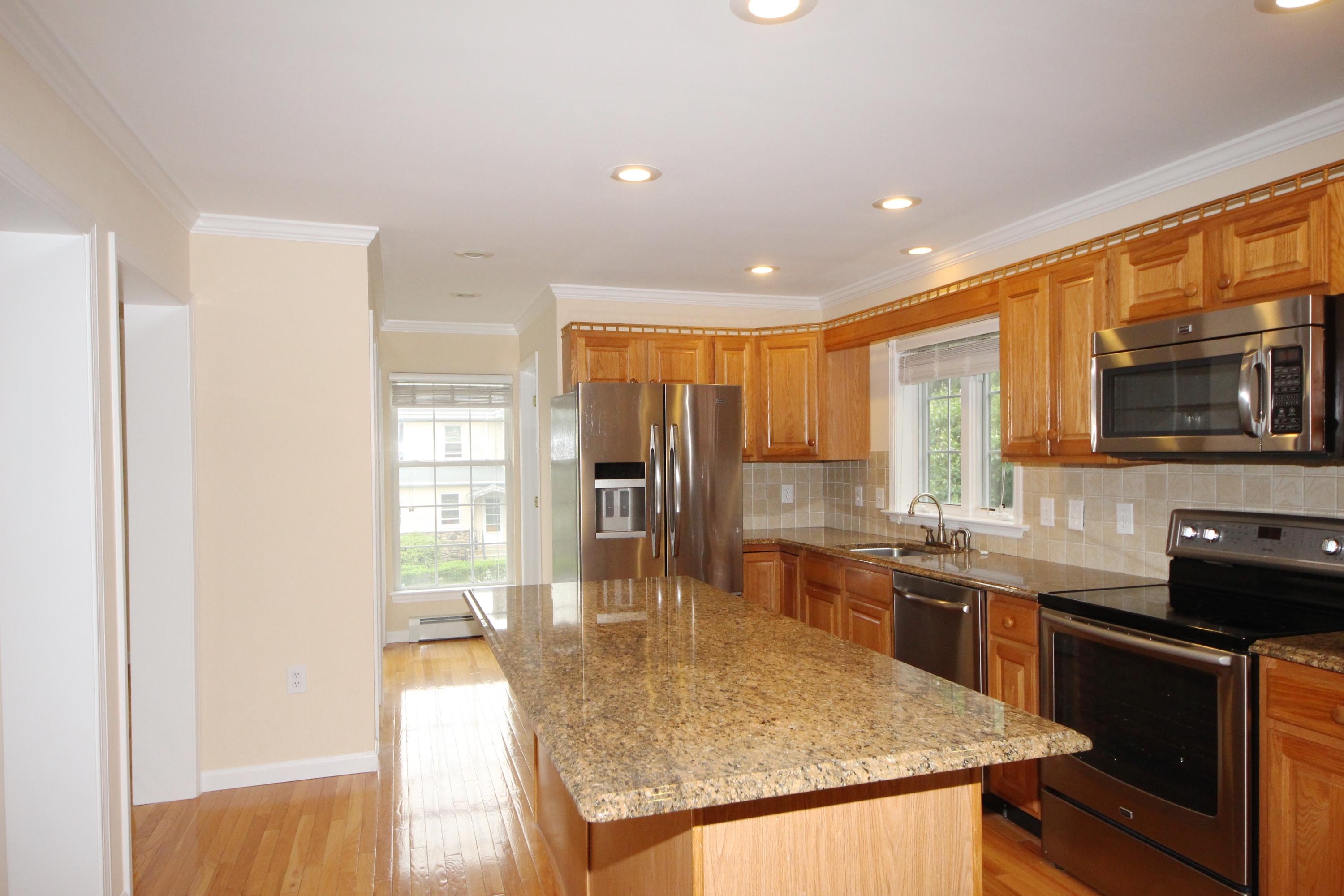 189 Hollow Tree Ridge Road Darien, CT 06820 - Photo 9 of 27 a kitchen with stainless steel appliances granite countertop sink stove top oven and cabinets