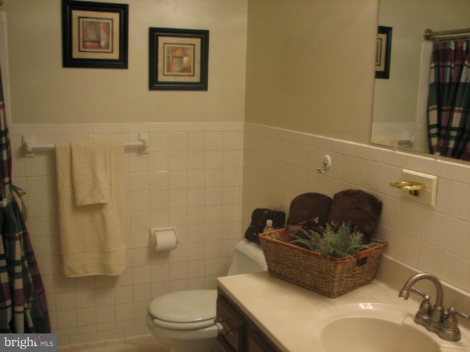 7218 Wilson Road Marshall, VA 20115 - Photo 17 of 30 a bathroom with a toilet a sink and mirror