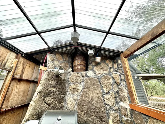 a view of outdoor space with seating area