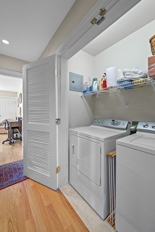 36 Intrepid Circle, Unit 303 Marblehead, MA 01945 - Photo 18 of 22 a utility room with dryer and washer