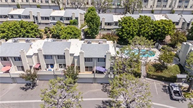 a aerial view of multiple house