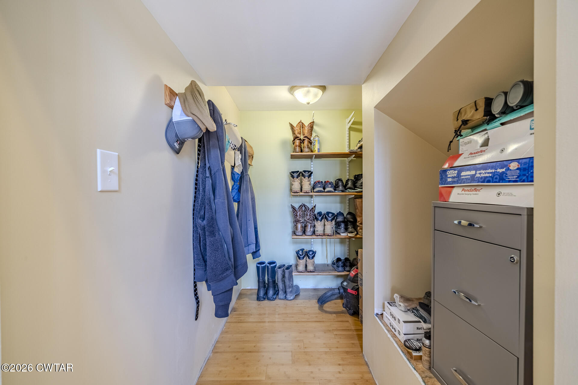 61 Con Pennington Road Kenton, TN 38233 - Photo 29 of 46 a view of walk in closet with clothes and shoes