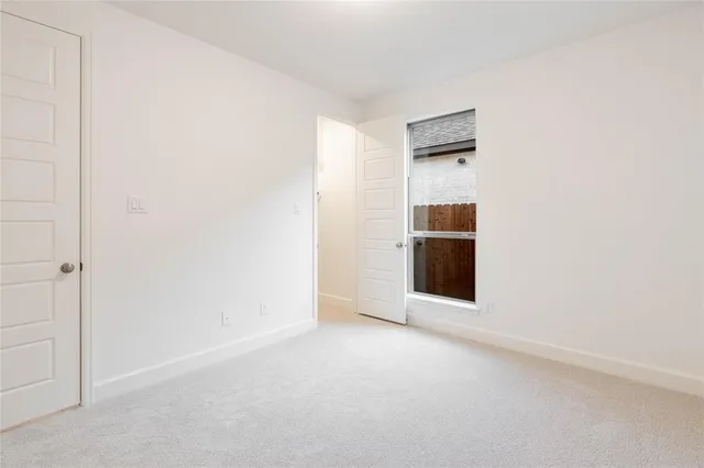 a view of an empty room