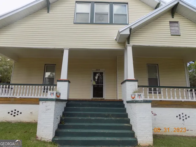 a view of a building with street
