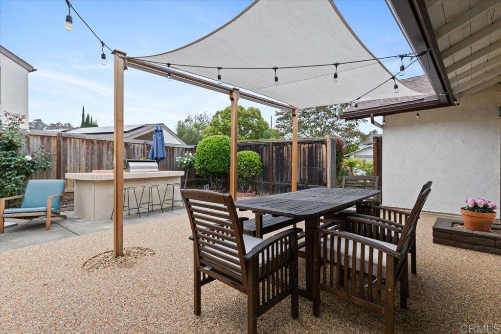 2150 Pepper Tree Place Escondido, CA 92026 - Photo 19 of 48 a patio with glass top table and chairs