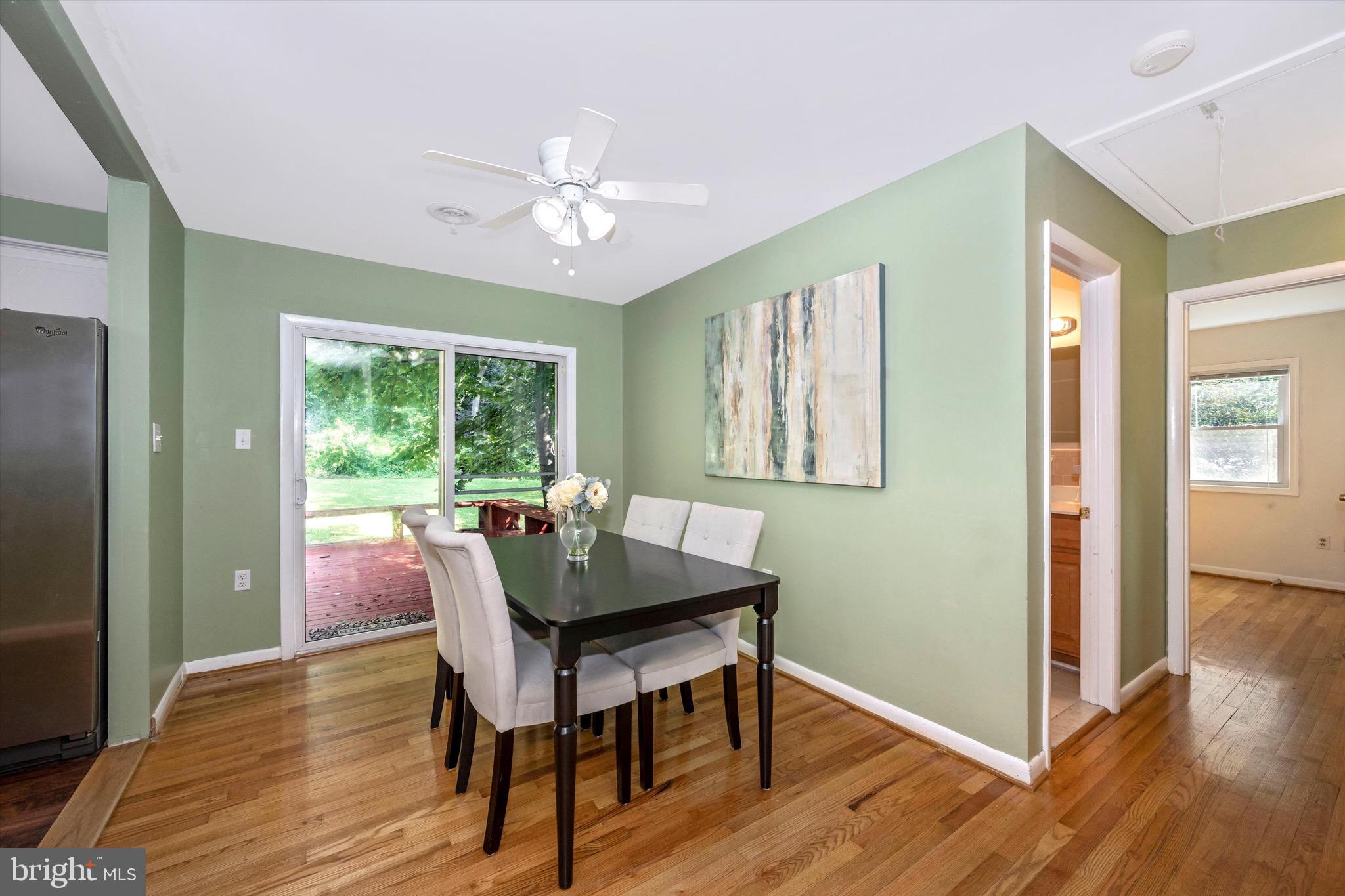 6604 South Clifton Road Frederick, MD 21703 - Photo 8 of 49 Dining area and access to backyard