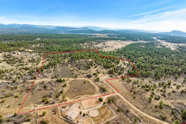 a view of city and mountain