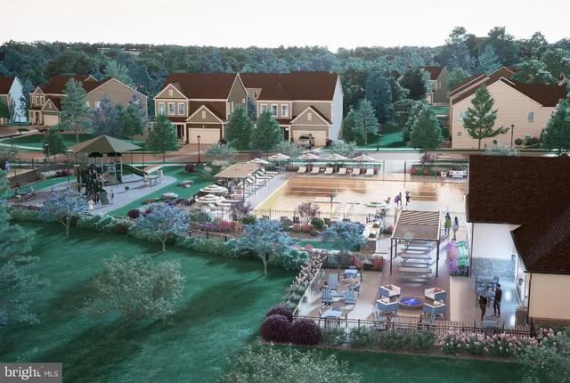 a view of a lake with a house