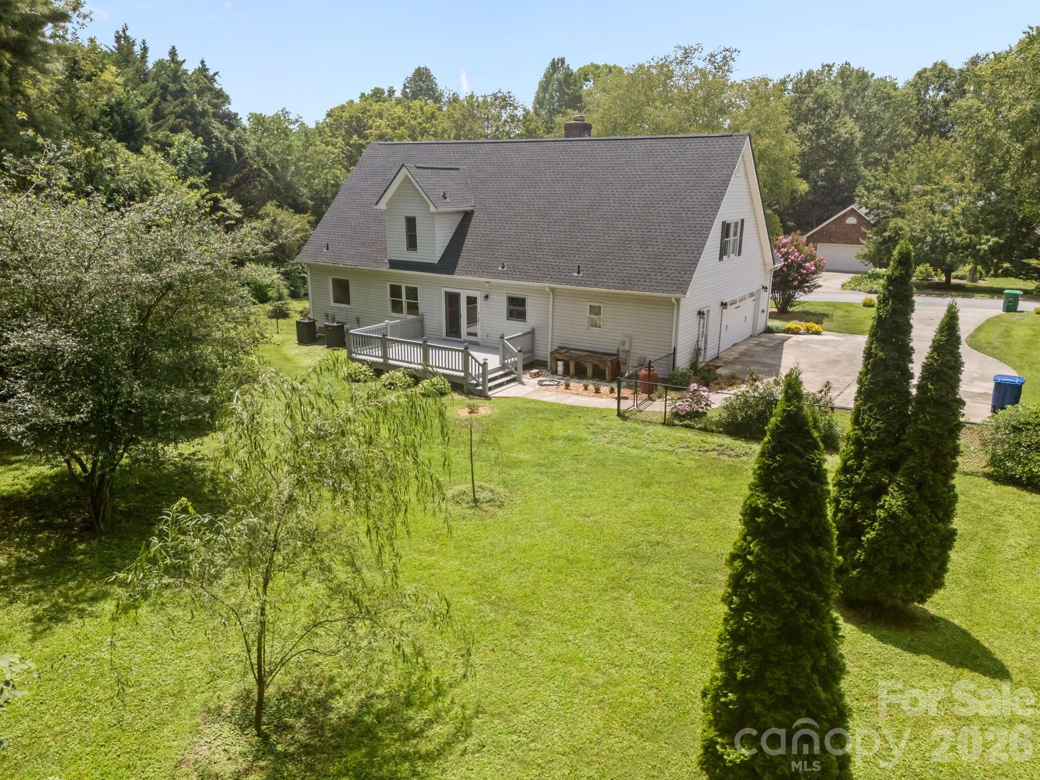 6 Springfield Way Arden, NC 28704 - Photo 39 of 47 a aerial view of residential houses with outdoor space and trees