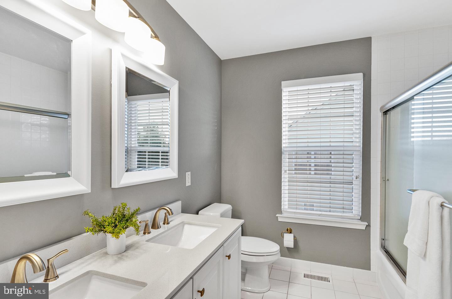 46 Equestrian Lane Cherry Hill, NJ 08003 - Photo 44 of 57 Hall bath with new vanity and lighting