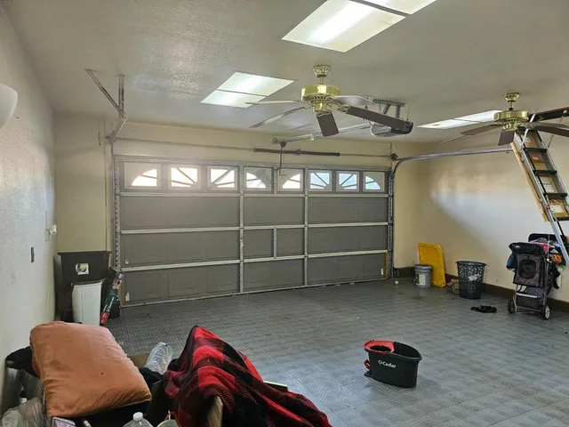 a room with gym equipment