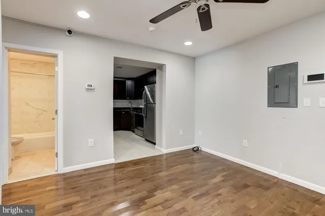 wooden floor in an empty room