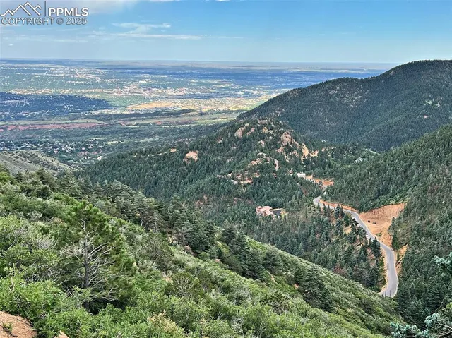 a view of an ocean and beach