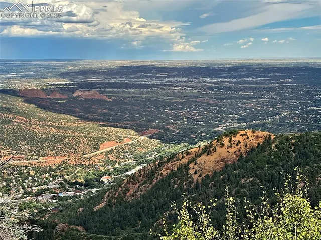 a view of city and ocean