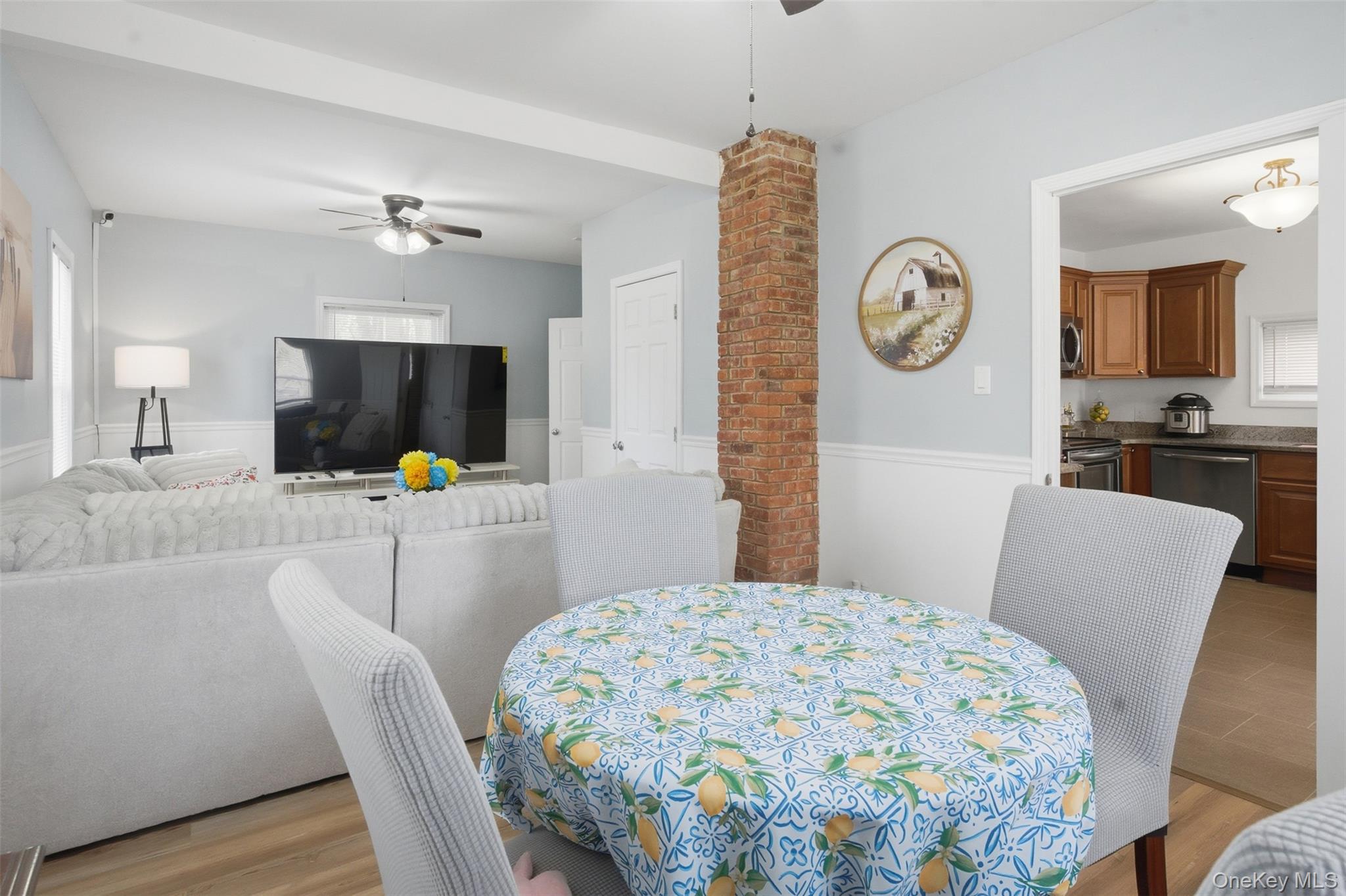 64 Wait Street Walden, NY 12586 - Photo 17 of 26 a living room with furniture and a flat screen tv