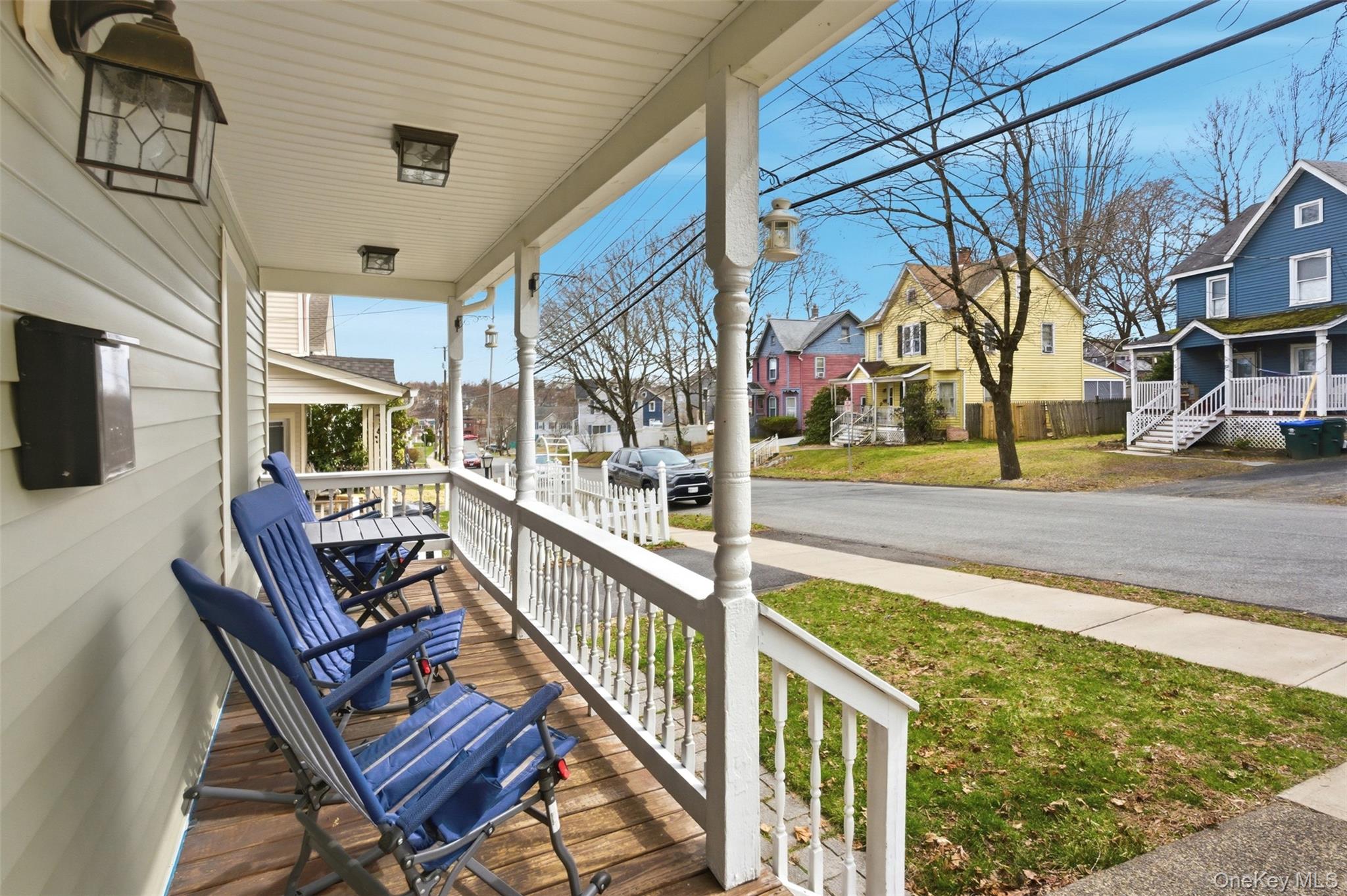 64 Wait Street Walden, NY 12586 - Photo 3 of 26 a view of a chairs and table in the balcony