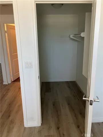 view of a room with door