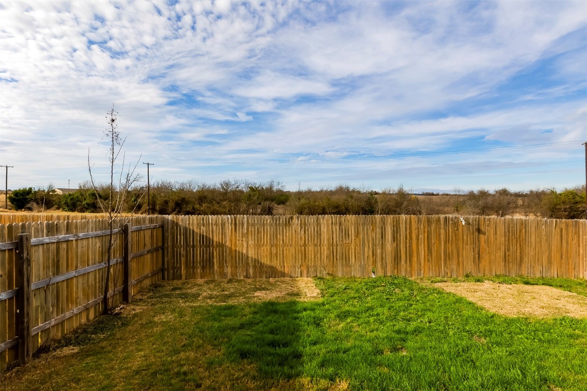 545 Greatest Gift Way Jarrell, TX 76537 - Photo 29 of 34 View of fenced backyard