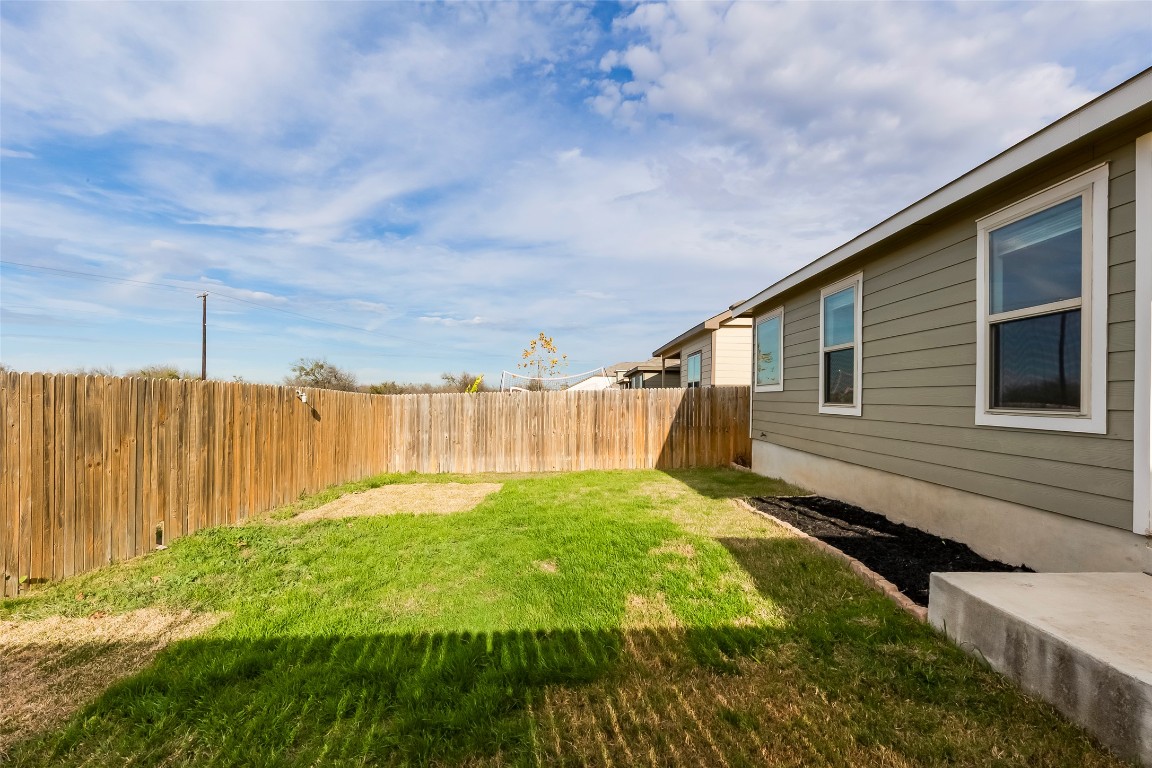545 Greatest Gift Way Jarrell, TX 76537 - Photo 33 of 34 View of fenced backyard
