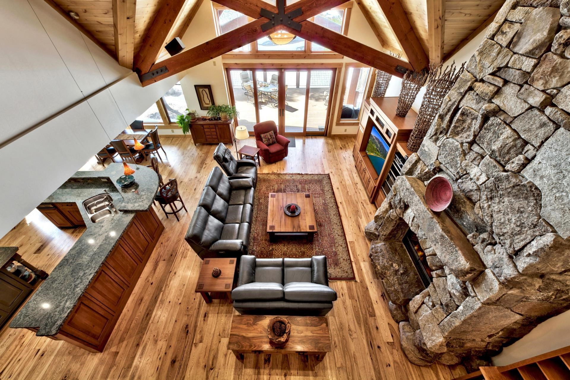 11368 Bennett Flat Road Truckee, CA 96161 - Photo 3 of 21 a room with furniture and wooden floor