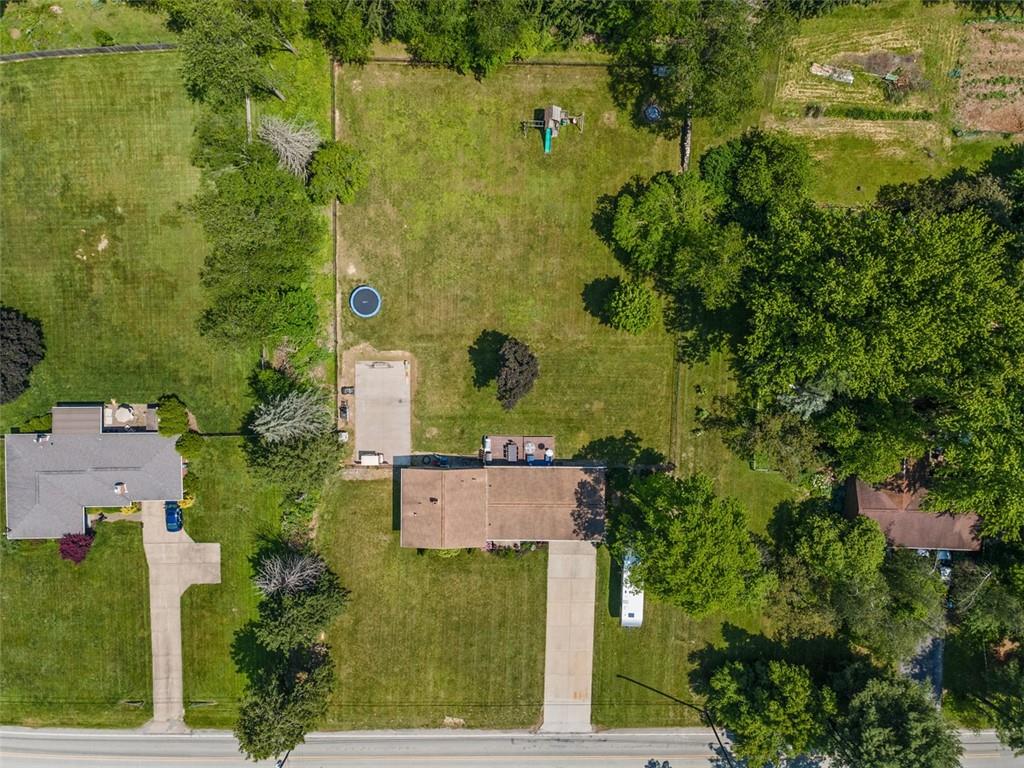 381 Golden Grove Road Baden, PA 15005 - Photo 35 of 38 an aerial view of residential house with outdoor space and trees all around