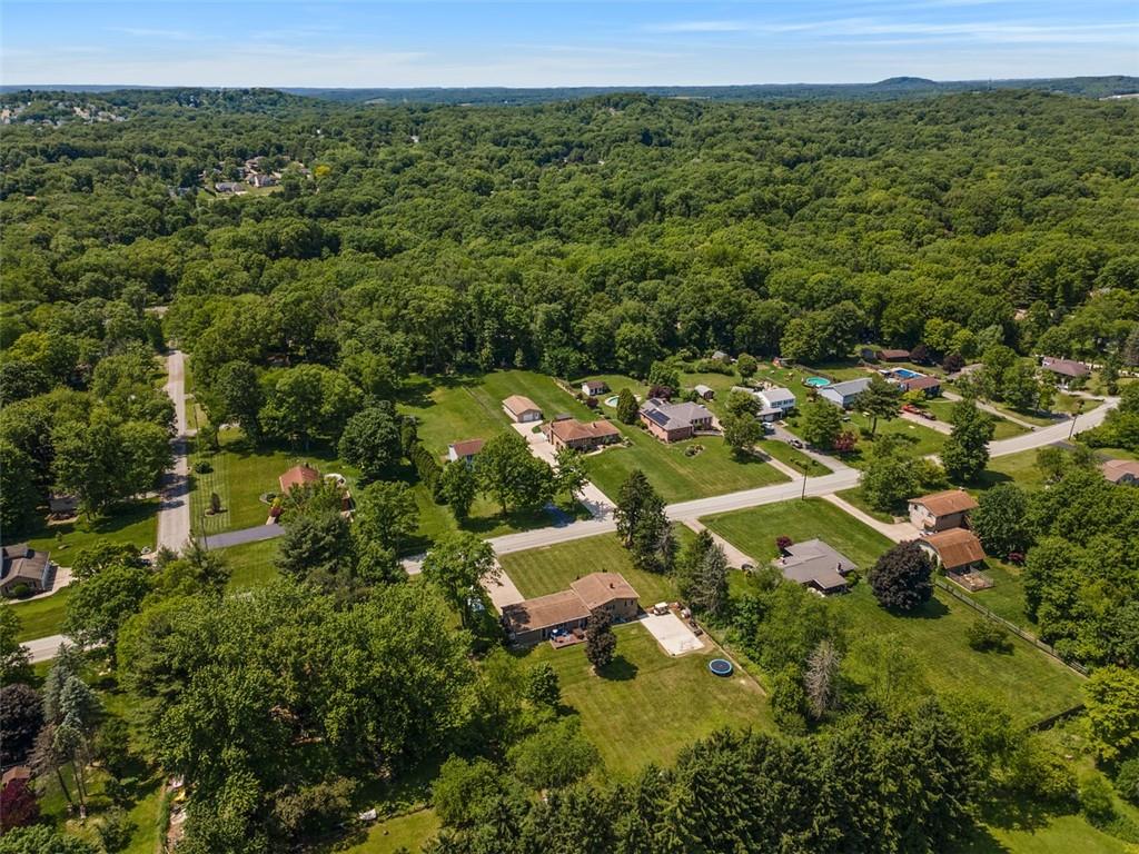 381 Golden Grove Road Baden, PA 15005 - Photo 38 of 38 an aerial view of residential house with outdoor space and trees all around