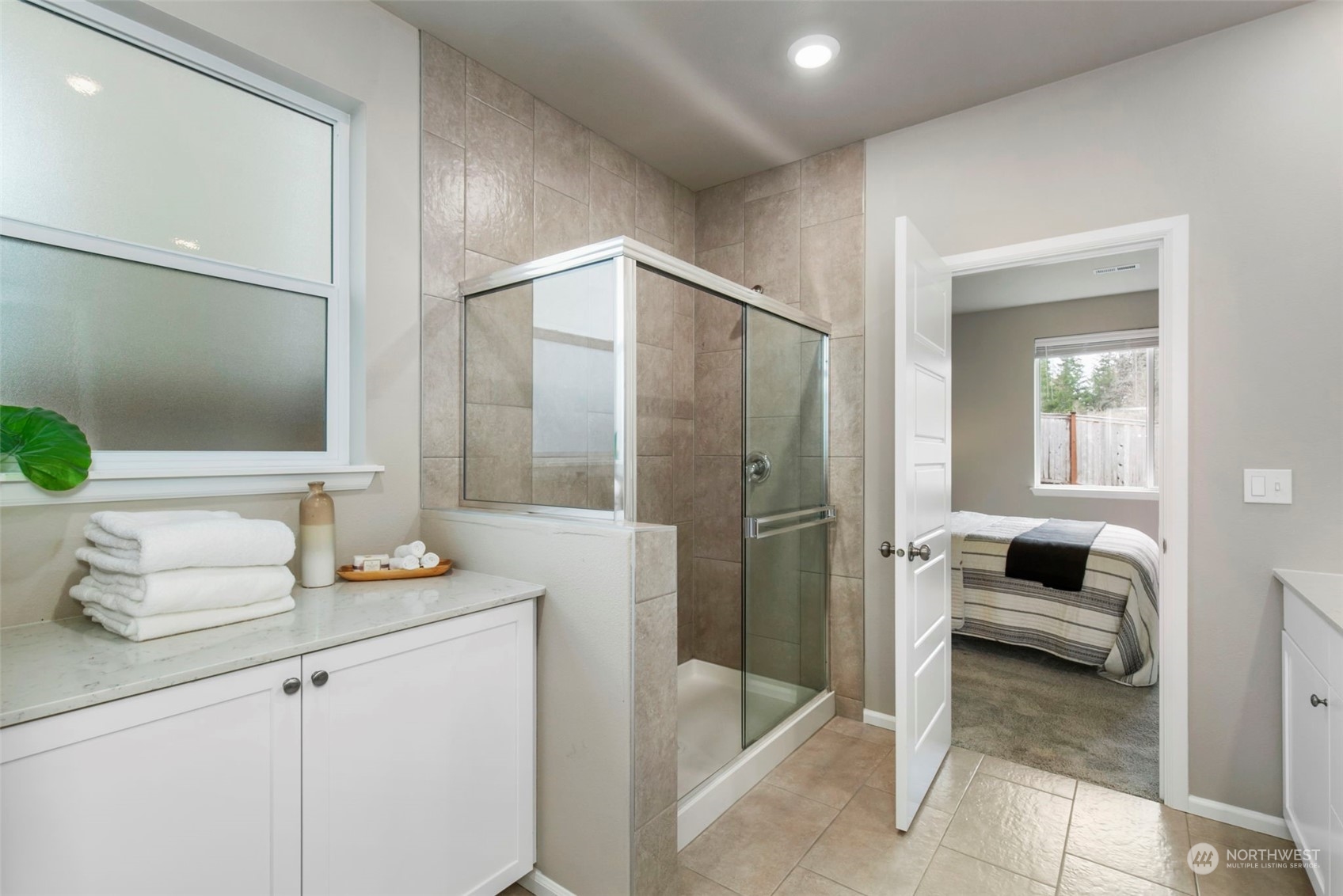 1496 Baker Heights Loop Bremerton, WA 98312 - Photo 16 of 27 a bathroom with a sink and a mirror
