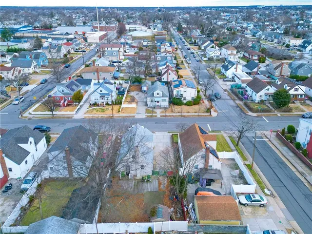 an aerial view of a houses