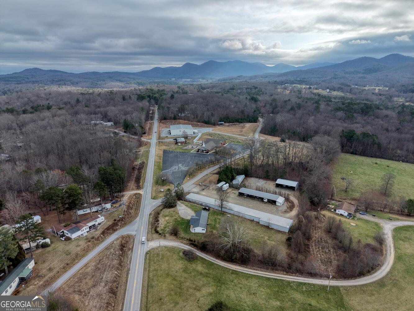 16 Antioch Church Road Blairsville, GA 30512 - Photo 35 of 36 an aerial view of a house with outdoor space