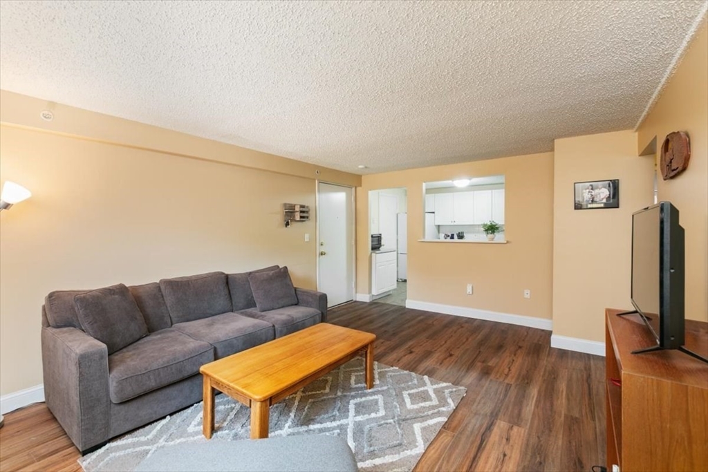 25 Clark's Road, Unit 101 Amesbury, MA 01913 - Photo 8 of 32 a living room with furniture and a flat screen tv