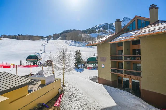 a view of a white building