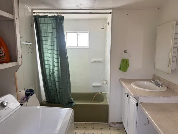 a room with storage and utility