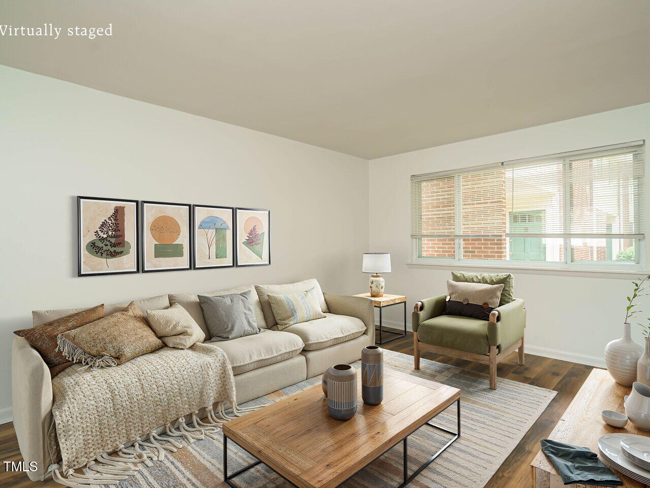 2316 Champion Court Raleigh, NC 27606 - Photo 9 of 27 a living room with furniture and a window with outer view