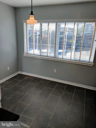 a room with a large window