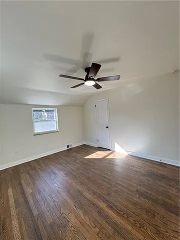 wooden floor in an empty room