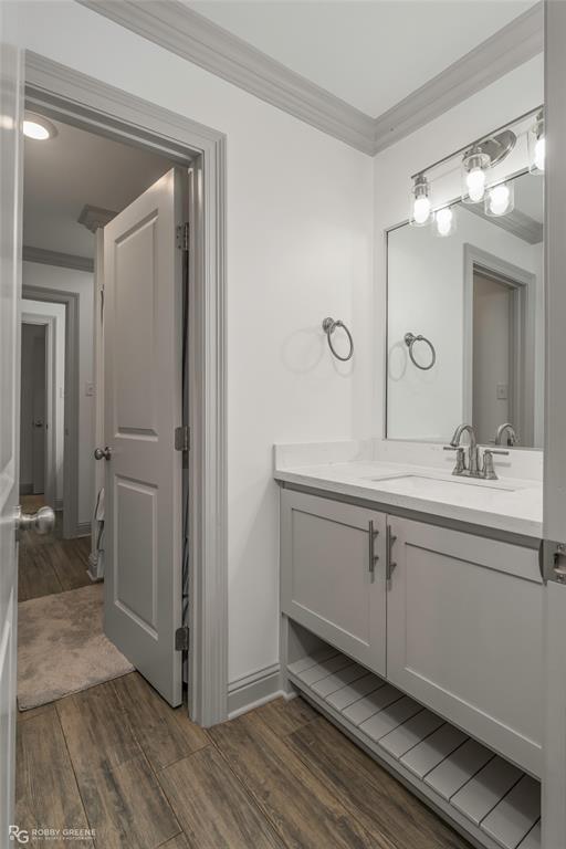 396 Collinswood Road Stonewall, LA 71078 - Photo 22 of 32 a spacious bathroom with a double vanity sink and mirror