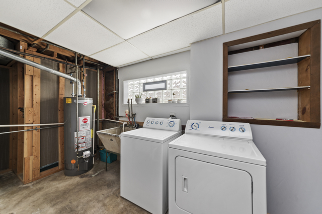 10700 Austin Avenue Chicago Ridge, IL 60415 - Photo 16 of 19 a view of storage and utility room with washer and dryer