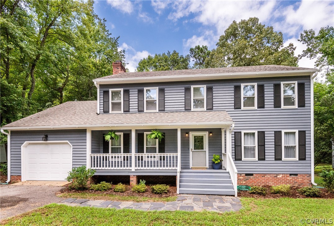 14008 Walnut Creek Road Midlothian, VA 23112 - Photo 1 of 34 front view of a house with a yard