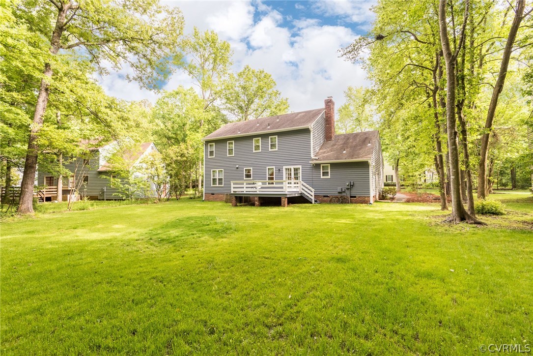 14008 Walnut Creek Road Midlothian, VA 23112 - Photo 33 of 34 a view of a house with a big yard