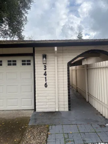 a view of a house with a space