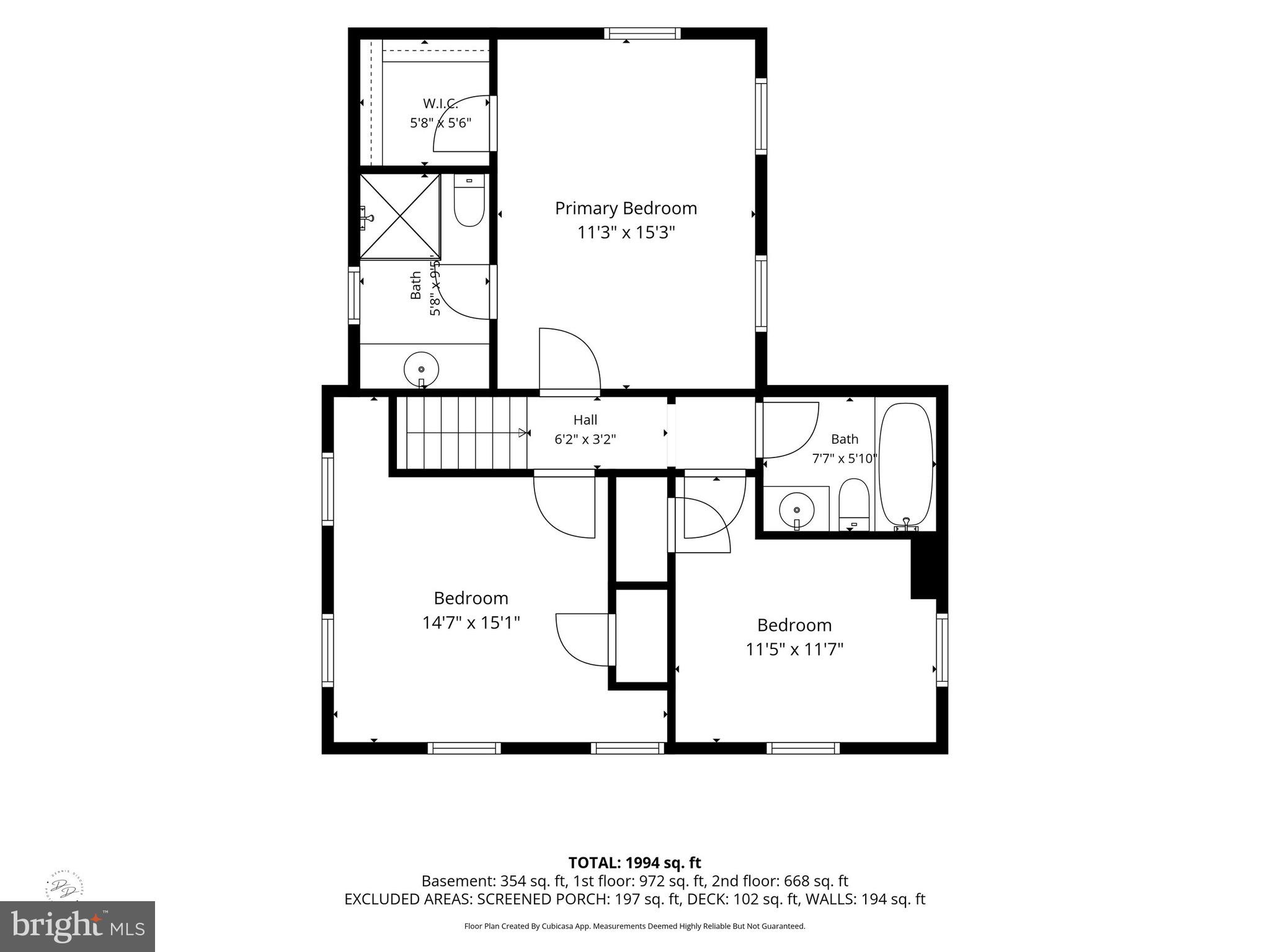 504 Harvey Road Claymont, DE 19703 - Photo 54 of 56 Floor Plan- 2nd Floor