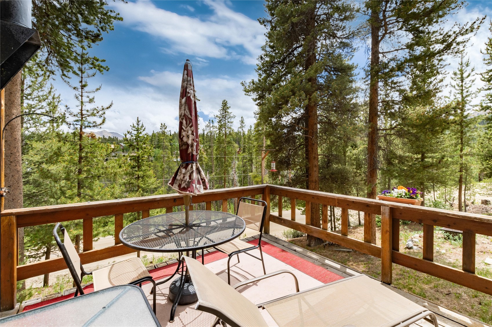5629 Barton Road Breckenridge, CO 80424 - Photo 22 of 30 The southwestern facing deck gets year-round sun.