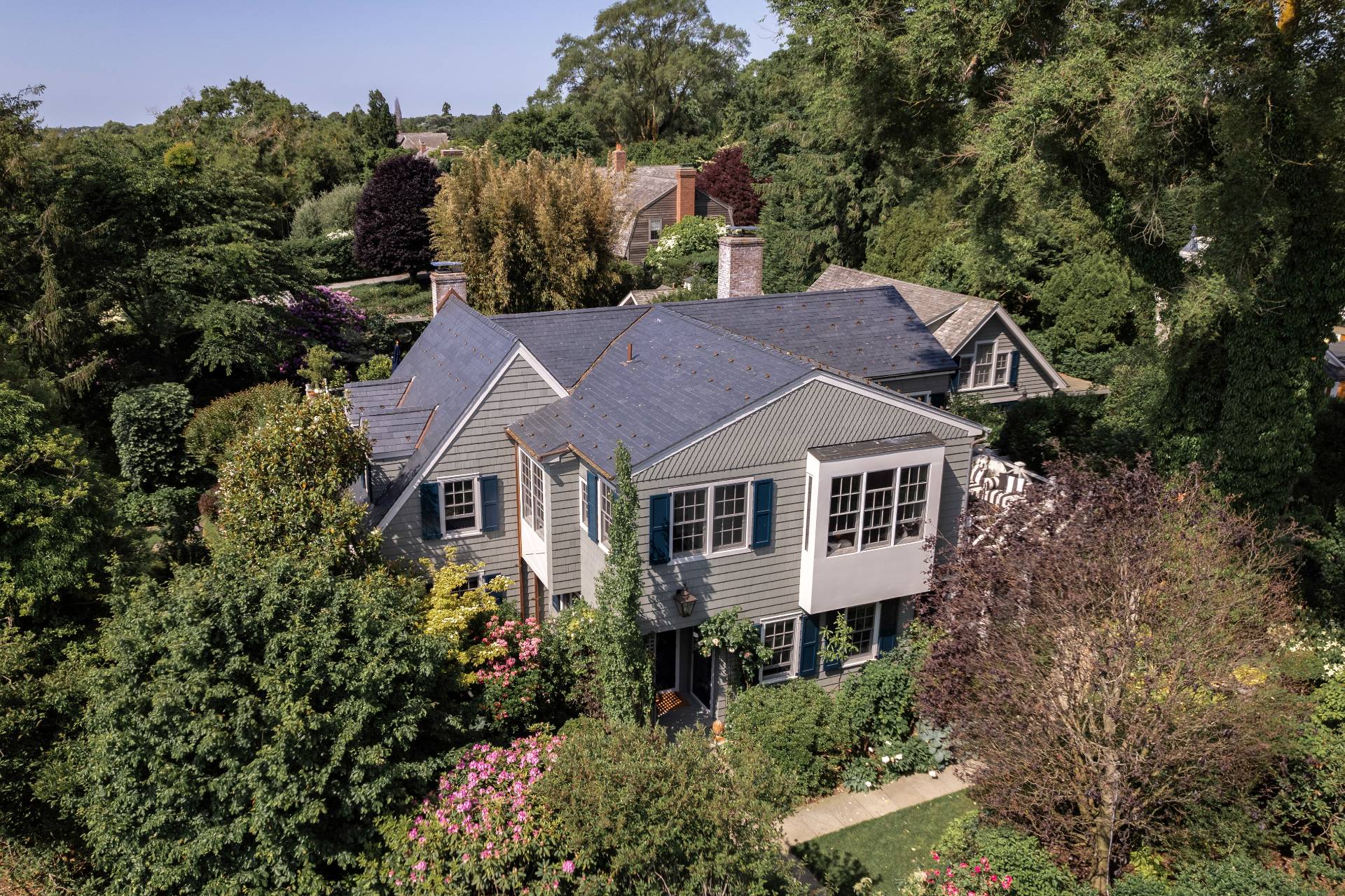 12 Huntington Lane Water Mill, NY 11976 - Photo 10 of 50 an aerial view of a house