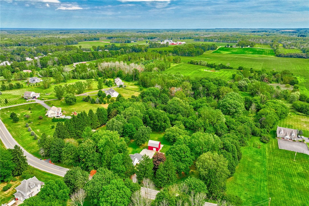 5422 Lincoln Road Walworth, NY 14519 - Photo 4 of 49 Aerial view looking at the front of the house