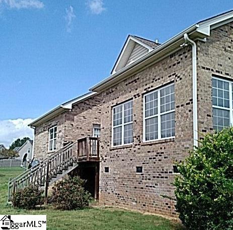 503 Gladstone Way Greer, SC 29650 - Photo 2 of 27 Rear view with deck