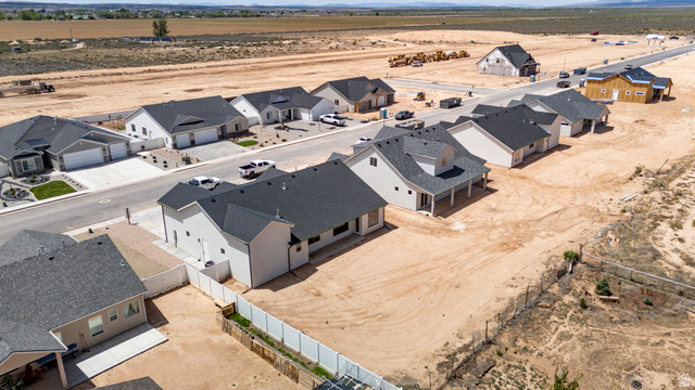 4978 North 75 East Enoch, UT 84721 - Photo 52 of 60 Aerial perspective showcasing a developing residential community