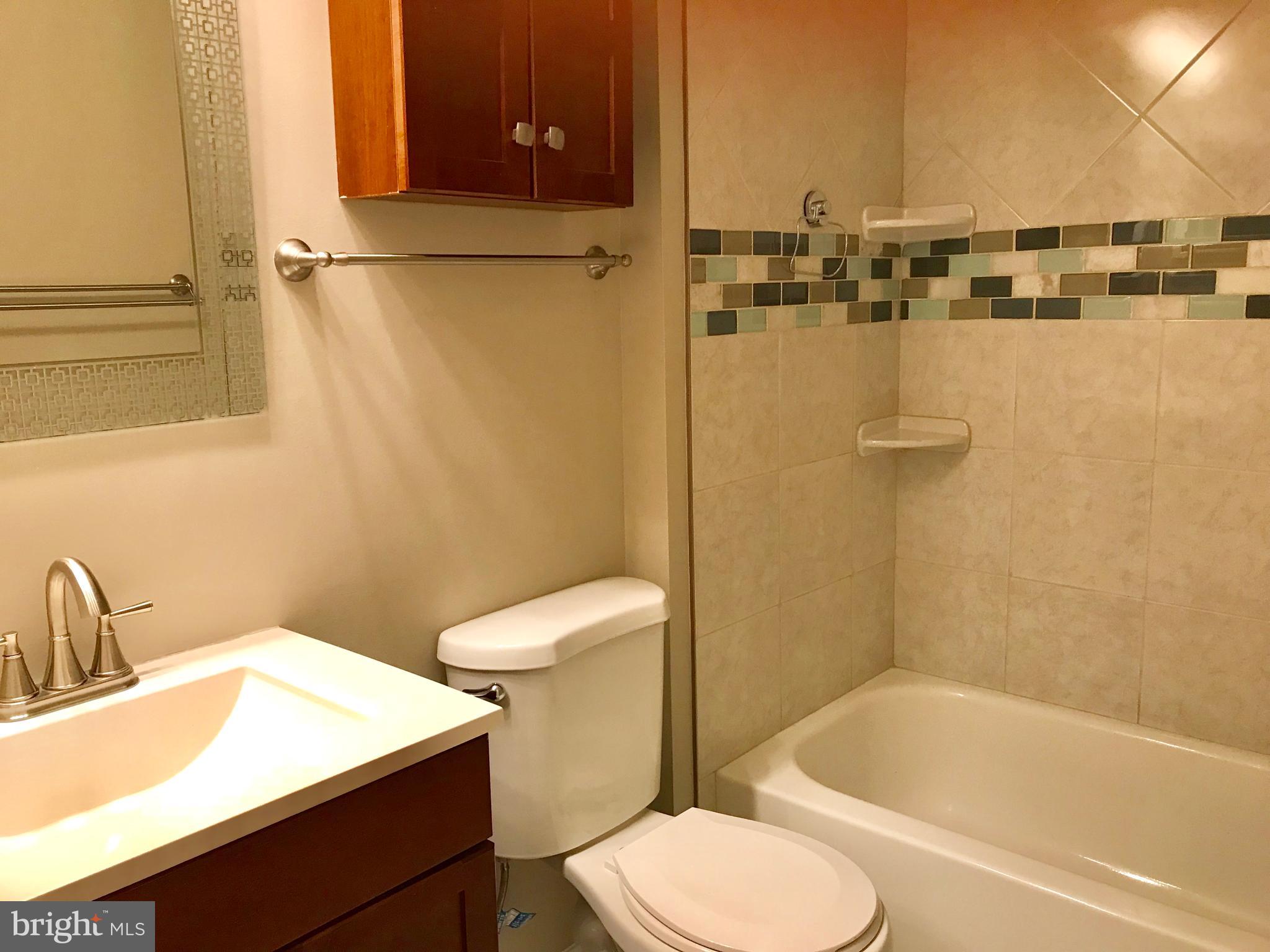 7702 Lexton Place, Unit 65 Springfield, VA 22152 - Photo 17 of 24 a bathroom with a sink a toilet and bathtub