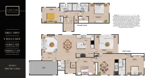 $3,688,950 | 488 Oak Court, Menlo Park, CA 94025