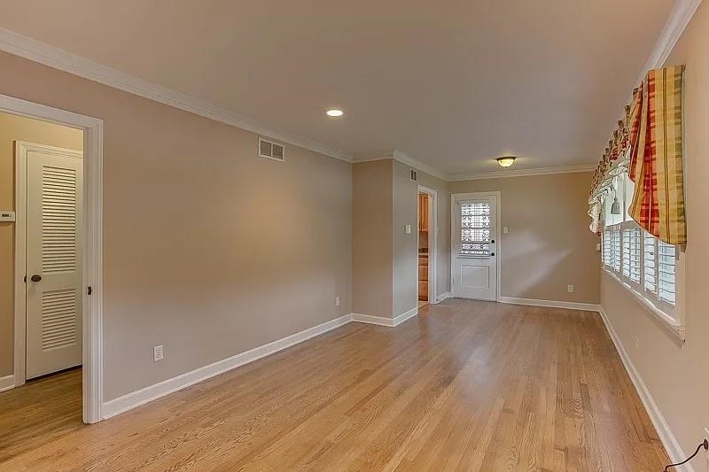 4974 Princeton Road Memphis, TN 38117 - Photo 4 of 10 Entryway featuring crown molding, light wood-style flooring, and recessed lighting