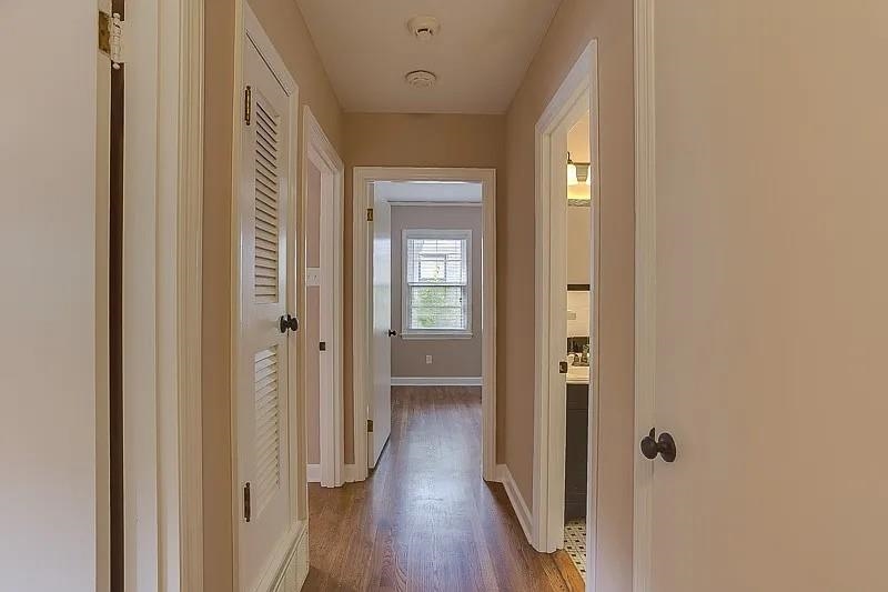 4974 Princeton Road Memphis, TN 38117 - Photo 8 of 10 Hall featuring dark wood-style floors and baseboards